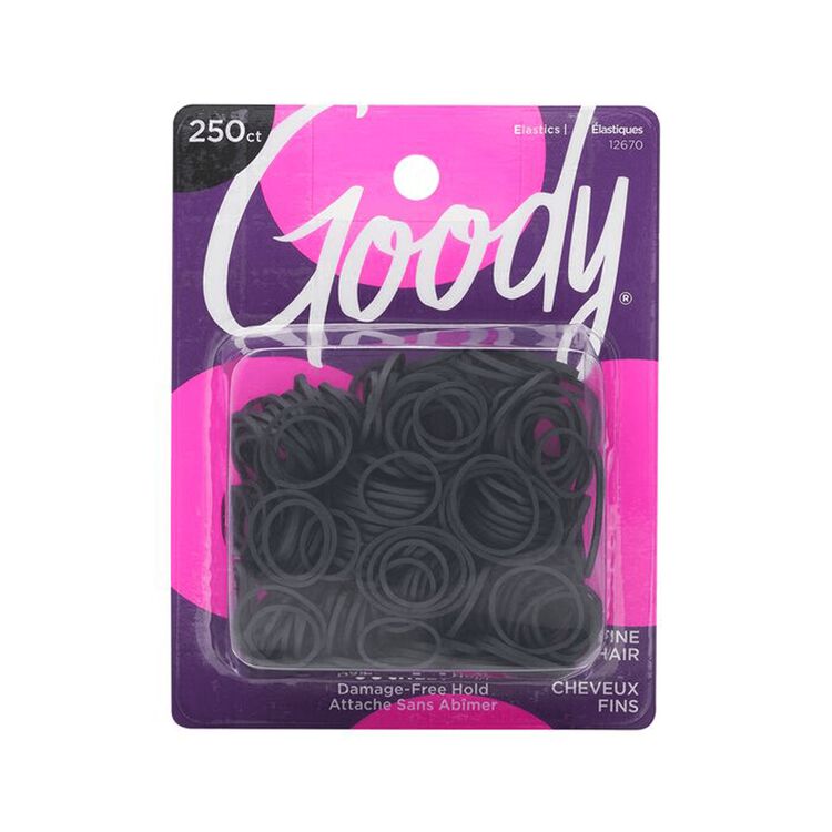 Black Rubber Bands 250 Count