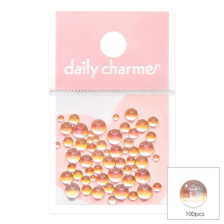 Nail Art Decor Dreamy Iridescent Bubbles Mix