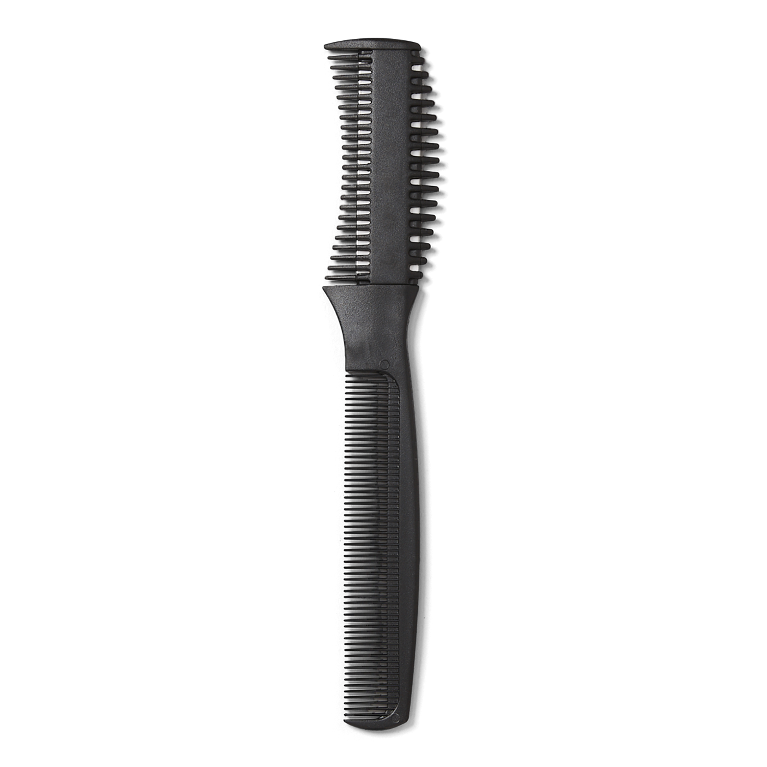 hair cutting comb with blade