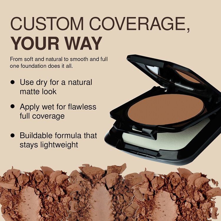 Dual Wet Dry Foundation Everlast Tan