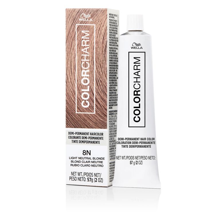 8N Light Neutral Blonde Demi Permanent Cream Hair Color