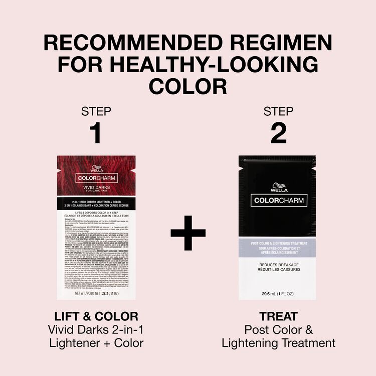 Vivid Darks Permanent Cream Hair Color Glowing Garnet