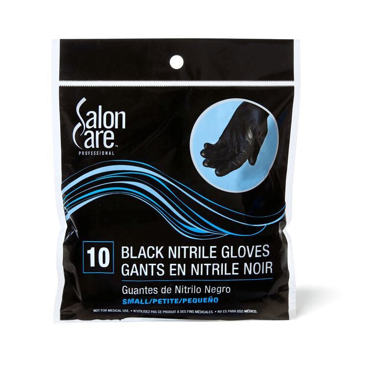 Small 10ct Black Nitrile Gloves