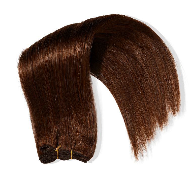 Silky Straight Brown 18 Inch Human Hair Extension