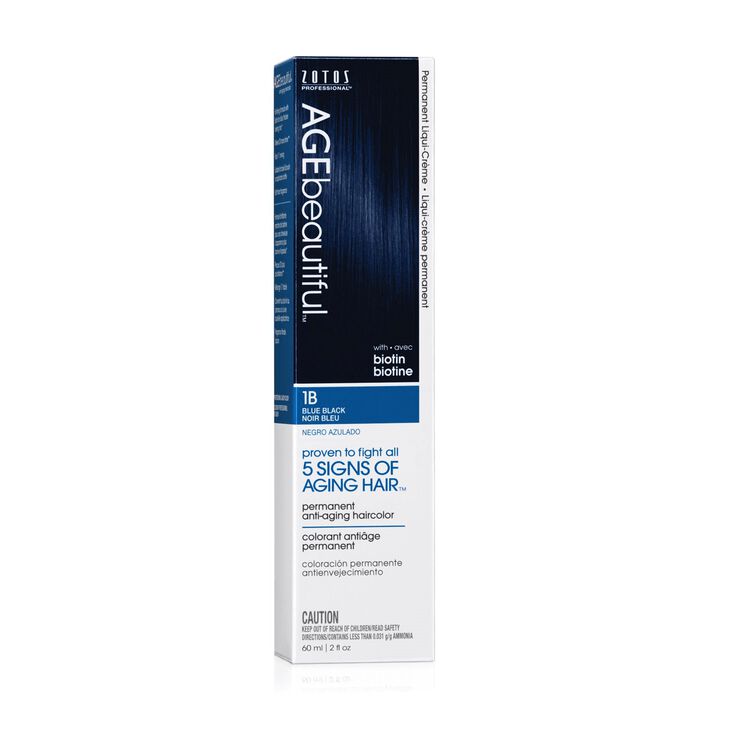 1b Blue Black Permanent Liqui Creme Hair Color By Agebeautiful
