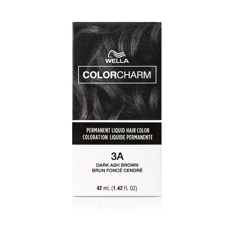 Dark Ash Brown Color Charm Liquid Permanent Hair Color