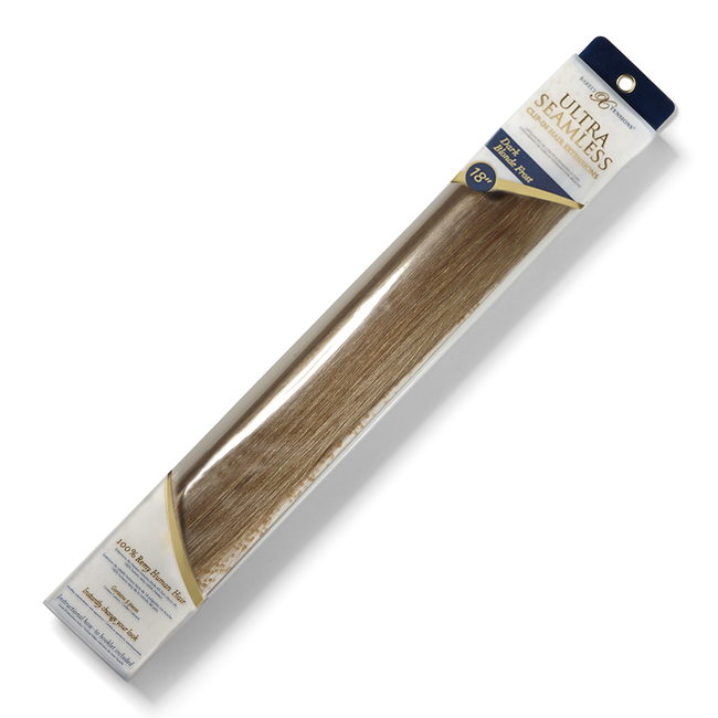 Dark Blonde Frost - Barely Xtensions Ultra-Seamless Clip-in Human Hair  Extensions, 18 Inch | Sally Beauty