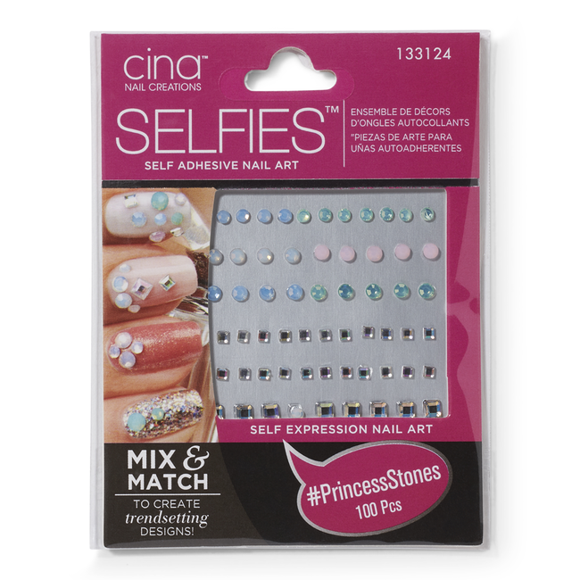 Cina Nail Creations Princessstones Self Adhesive Nail Art By