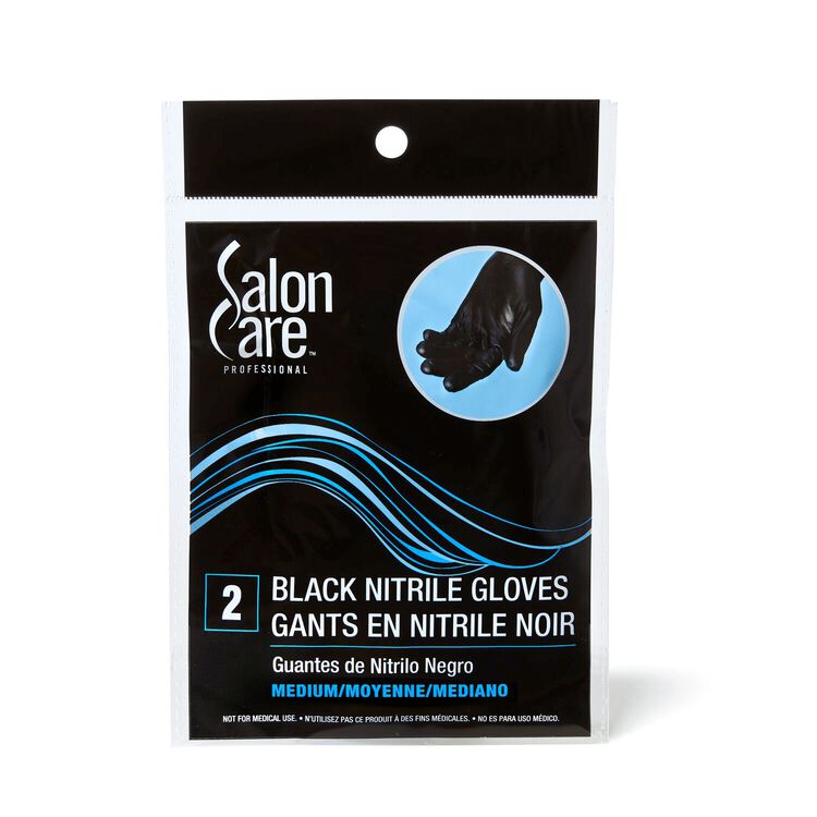 Medium 2ct Black Nitrile Gloves