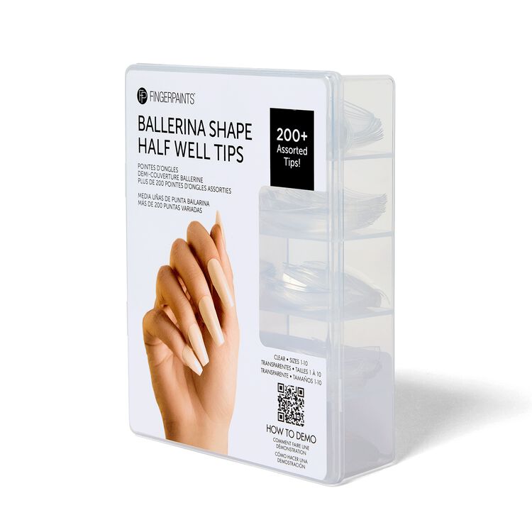 Ballerina Shape Half Well Tips