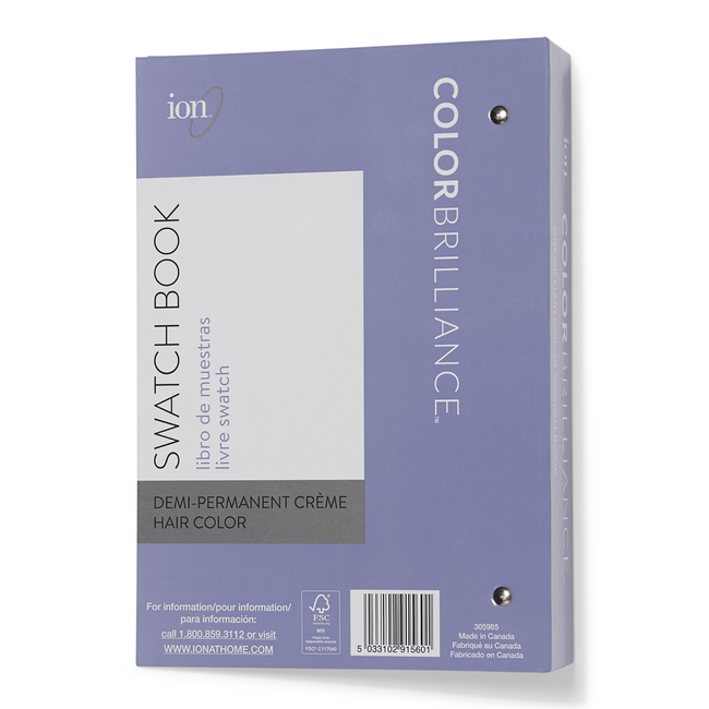 Ion Color Brilliance Demi-Permanent Hair Color Swatch Book ...