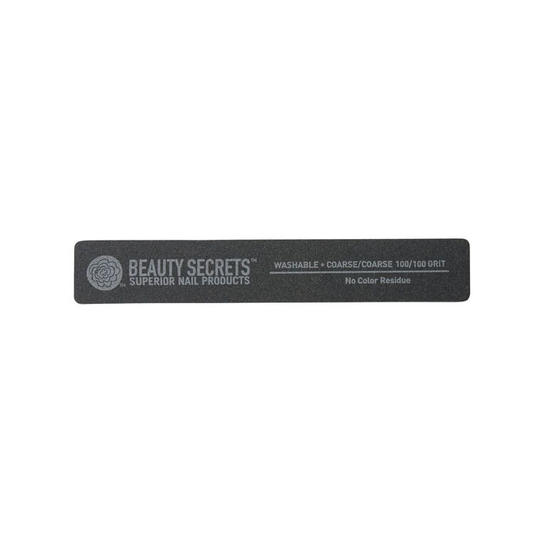 Black Rectangular Cushion Nail File