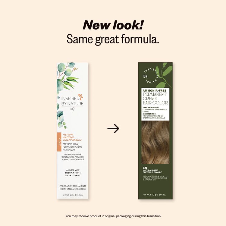 Inspired By Nature Ammonia-Free Permanent Hair Color Dark Mushroom