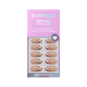 Soft Gel Press On Nails Medium Almond - Gilded Roar