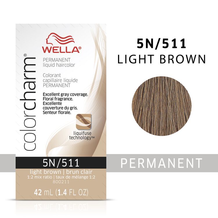 Light Brown colorcharm Liquid Permanent Hair Color
