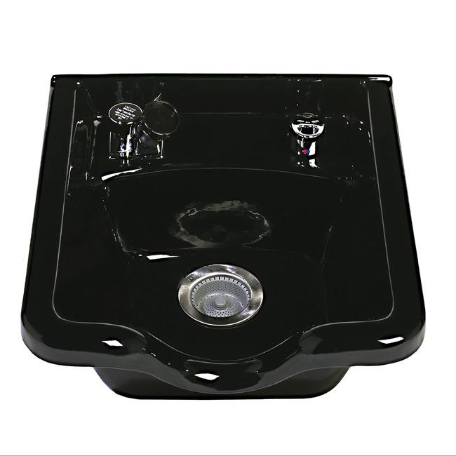 Belvedere Alpha Porcelain Shampoo Bowl 3800 Black Shampoo Bowls
