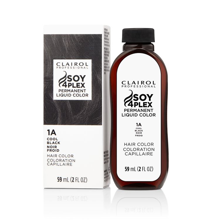 1A Cool Black Permanent Liquid Hair Color