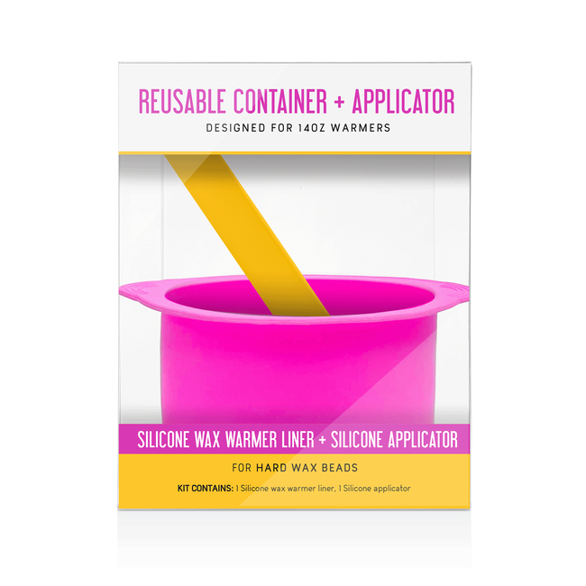 セルクラッシュCAVI + HEAT RETAIN HOT GEL (GIFT) GiGi Silicone Wax Warmer Liner & Silicone Applicator | Sally Beauty