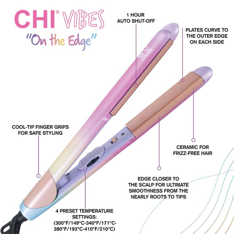 On the Edge Curved Edge Hairstyling Iron 1"