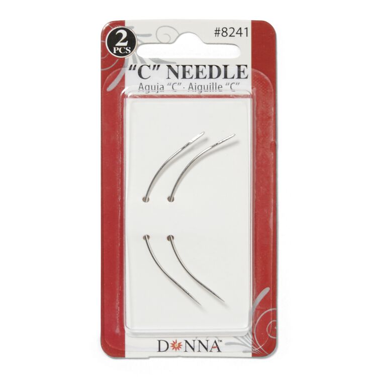  25 Pcs Wig I J Pins C Curved Needles Hair Weave Needles and  Needle Threader for Wig Making, Carpet Leather, Canvas Repairing, Modelling  and Crafts Sofa Cloth, Shoes,Sewing,Embroidery, Knitting