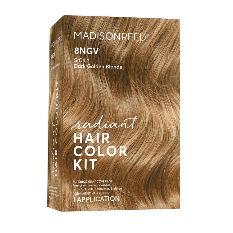 Radiant Cream Color Permanent Hair Color Kit 8NGV Sicily Blonde