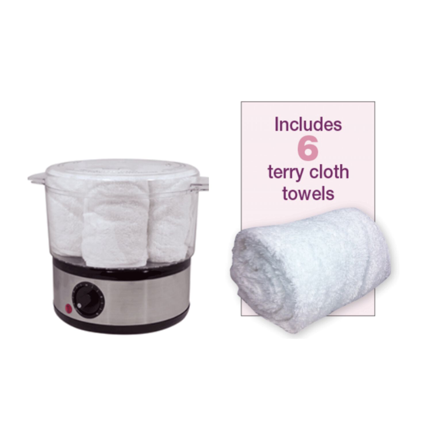 Burmax Small Towel Steamer Set