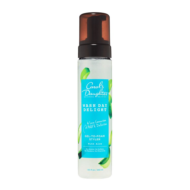 Wash Day Delight Hair Gel-to-Foam Styler with Aloe