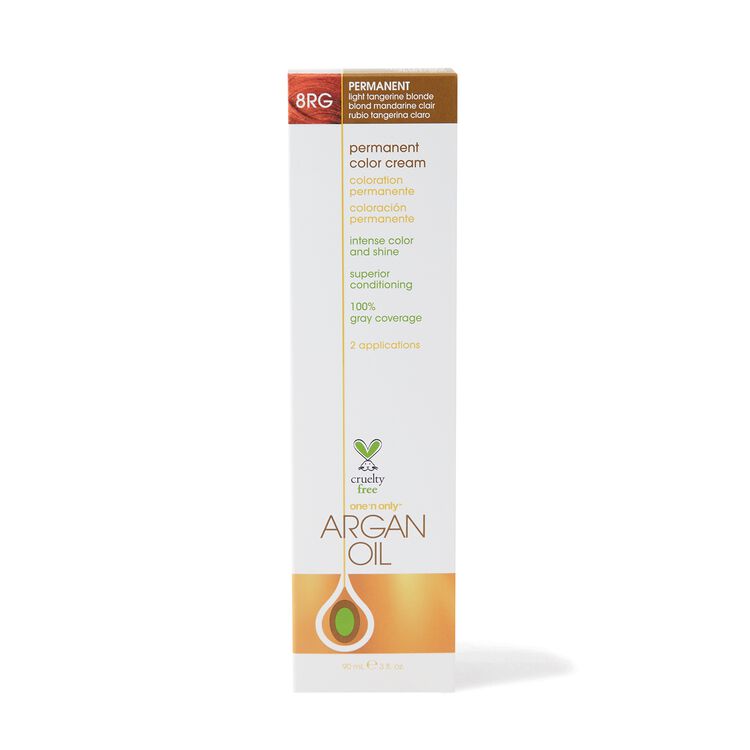 Argan Oil Permanent Color Cream 8RG Light Tangerine Blonde