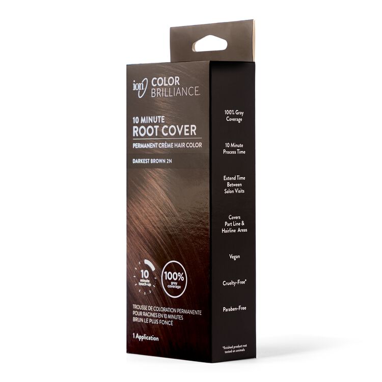 Darkest Brown 10 minute Root Cover Permanent Creme Color