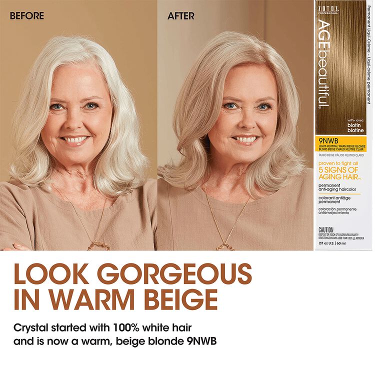 8NWB Medium Neutral Warm Beige Blonde Permanent Liqui-Creme Hair Color