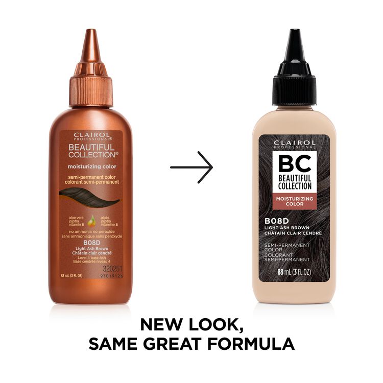 B08D Light Ash Brown Semi Permanent Moisturizing Hair Color