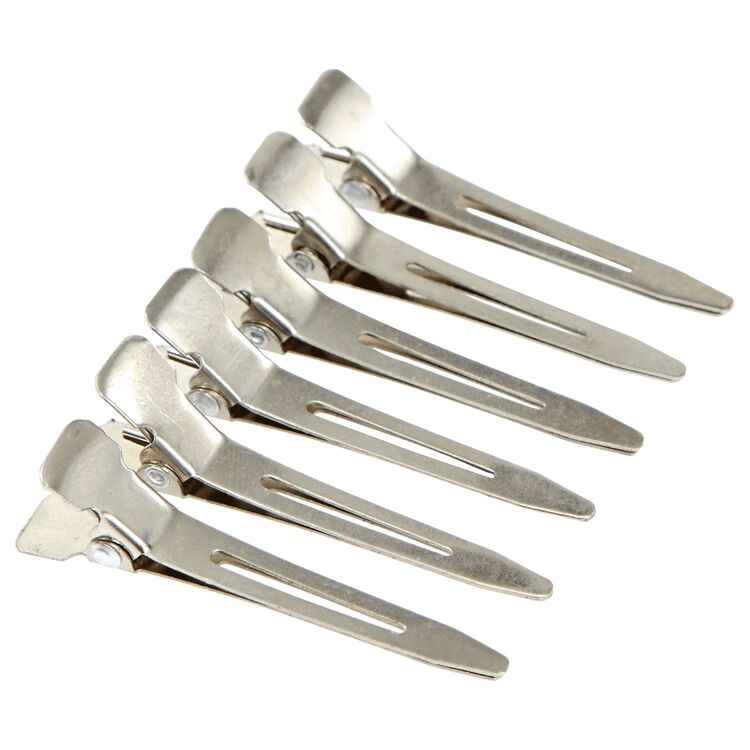 Metal Single Prong Curl Clips