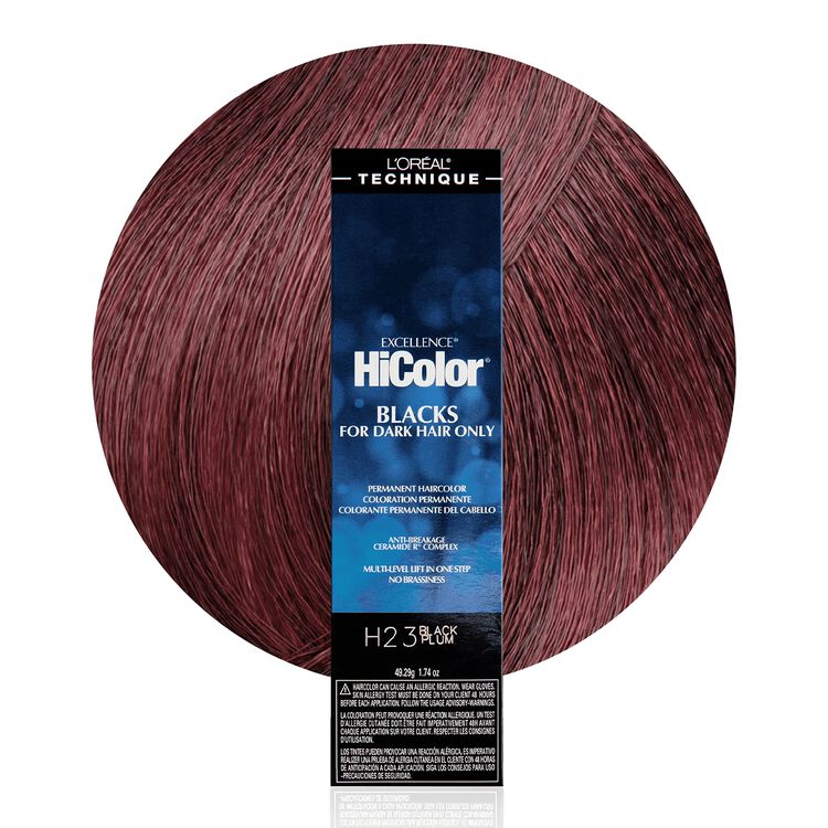 H23 Black Plum Permanent Hair Color