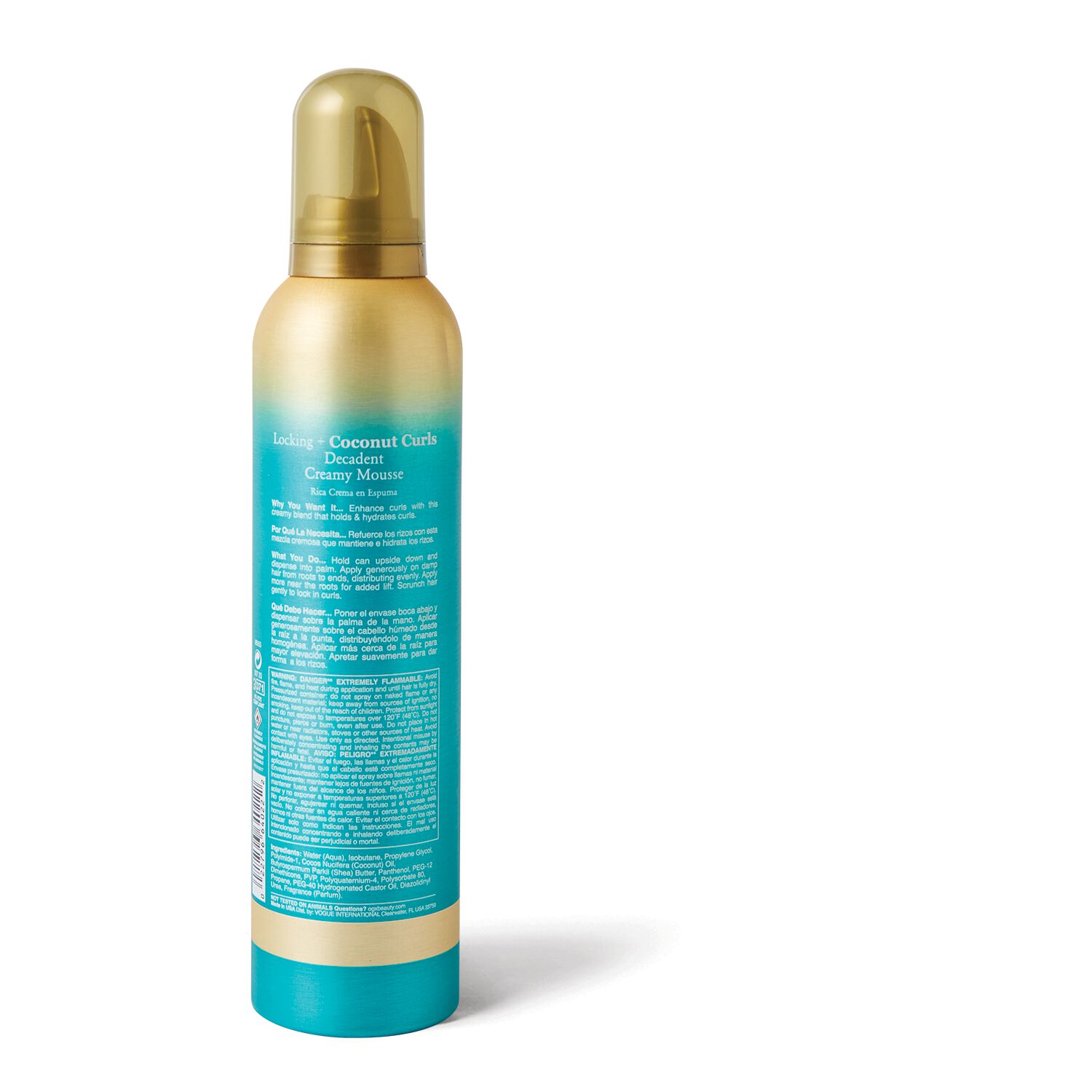 OGX Locking Coconut Curls Decadent Creamy Mousse Styling Products