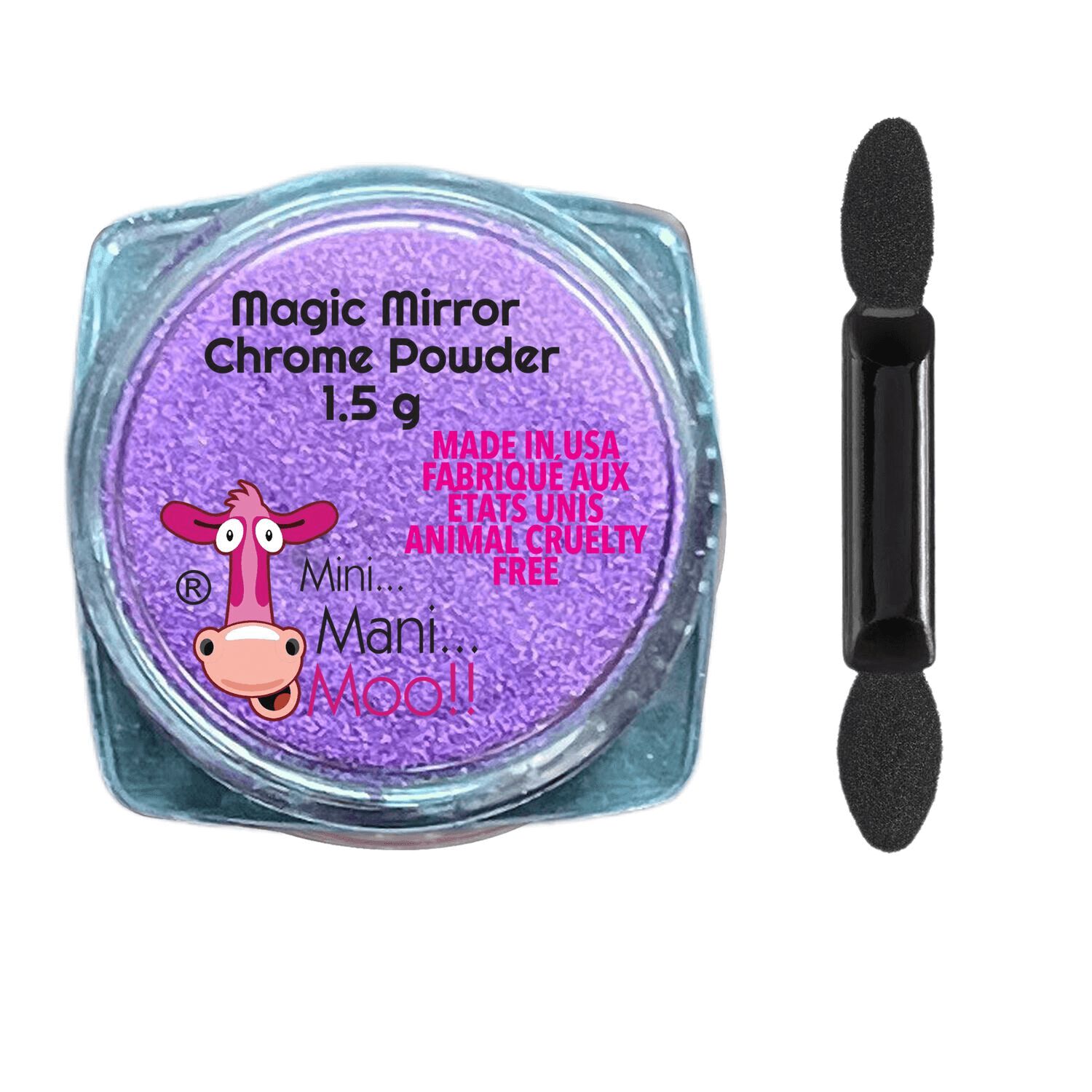 Mini Mani Moo Magic Mirror Chrome Powder Purple Sally Beauty