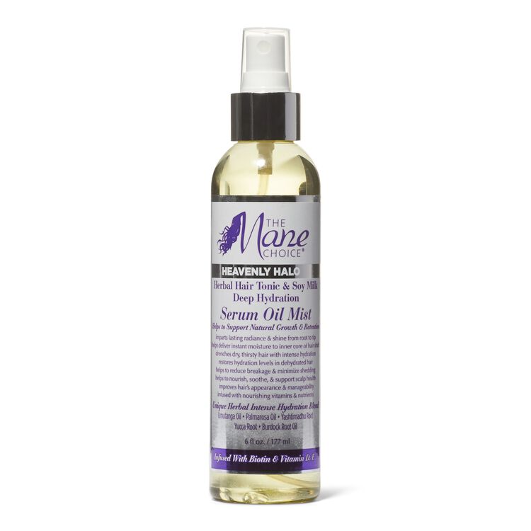 Mane Choice Heavenly Halo Herbal Hair Tonic & Soy Milk Deep Hydration Serum  Oil Mist | Textured Hair | Sally Beauty