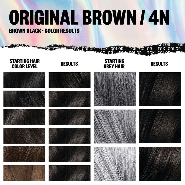 Original Brown Permanent Color Kit