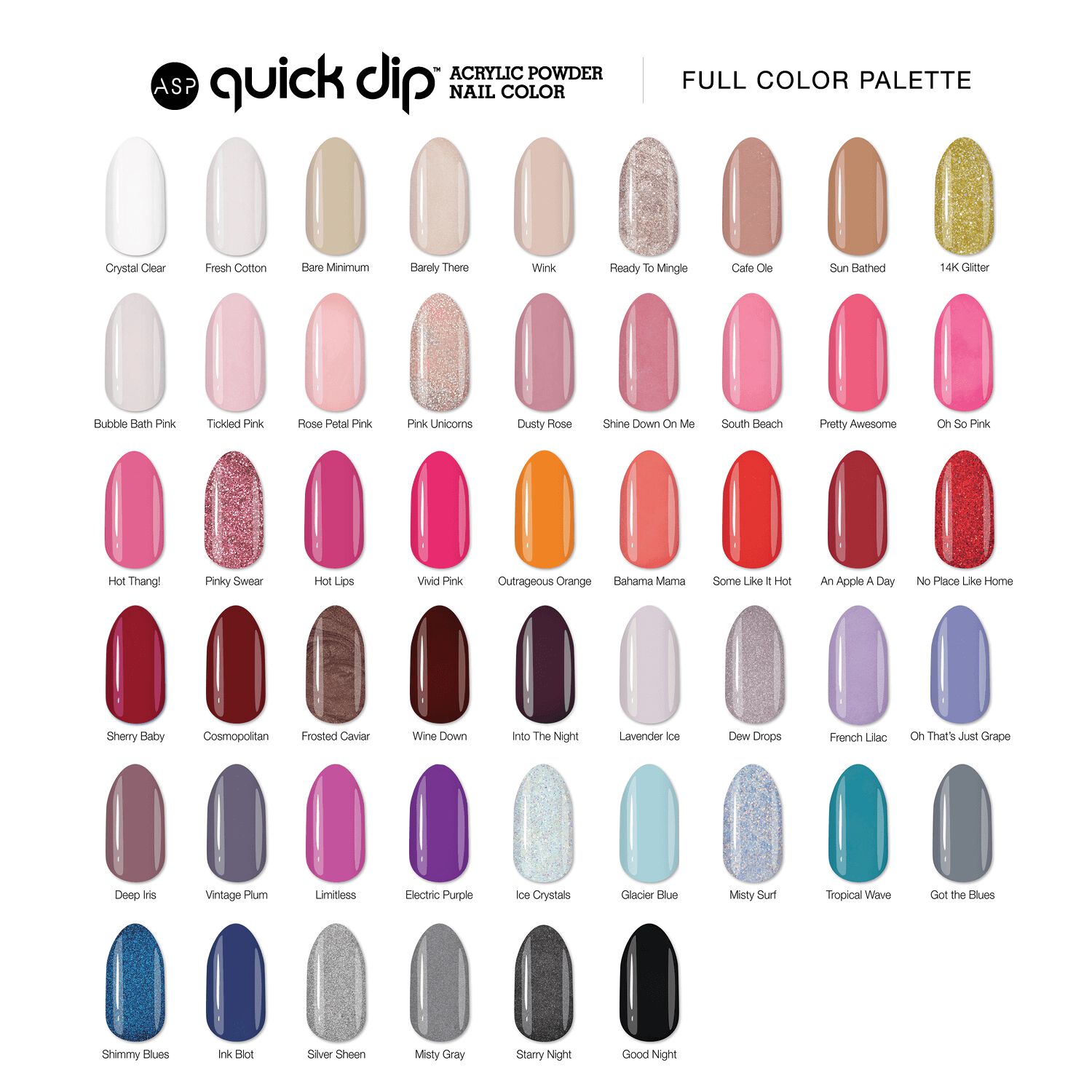 ASP Clear Quick Dip Powder Dip Powder Nails Sally Beauty