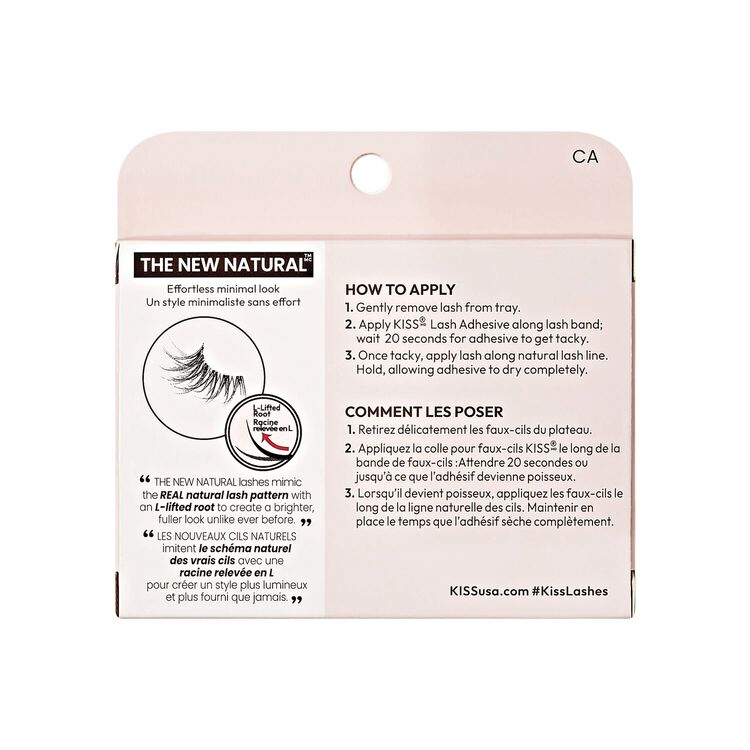 The New Natural False Eyelashes Half Strip Lashes - Glowy Skin
