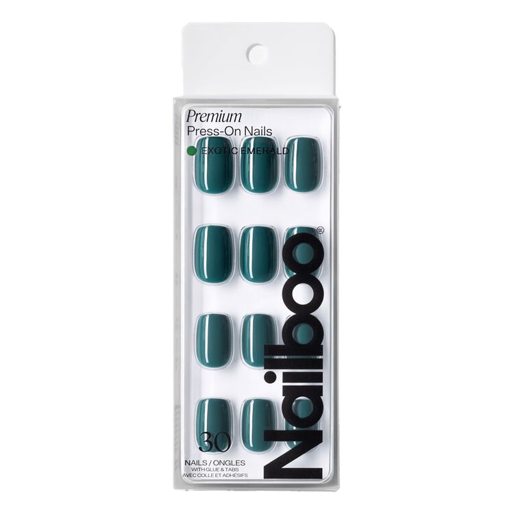 Exotic Emerald Premium Press On Nails