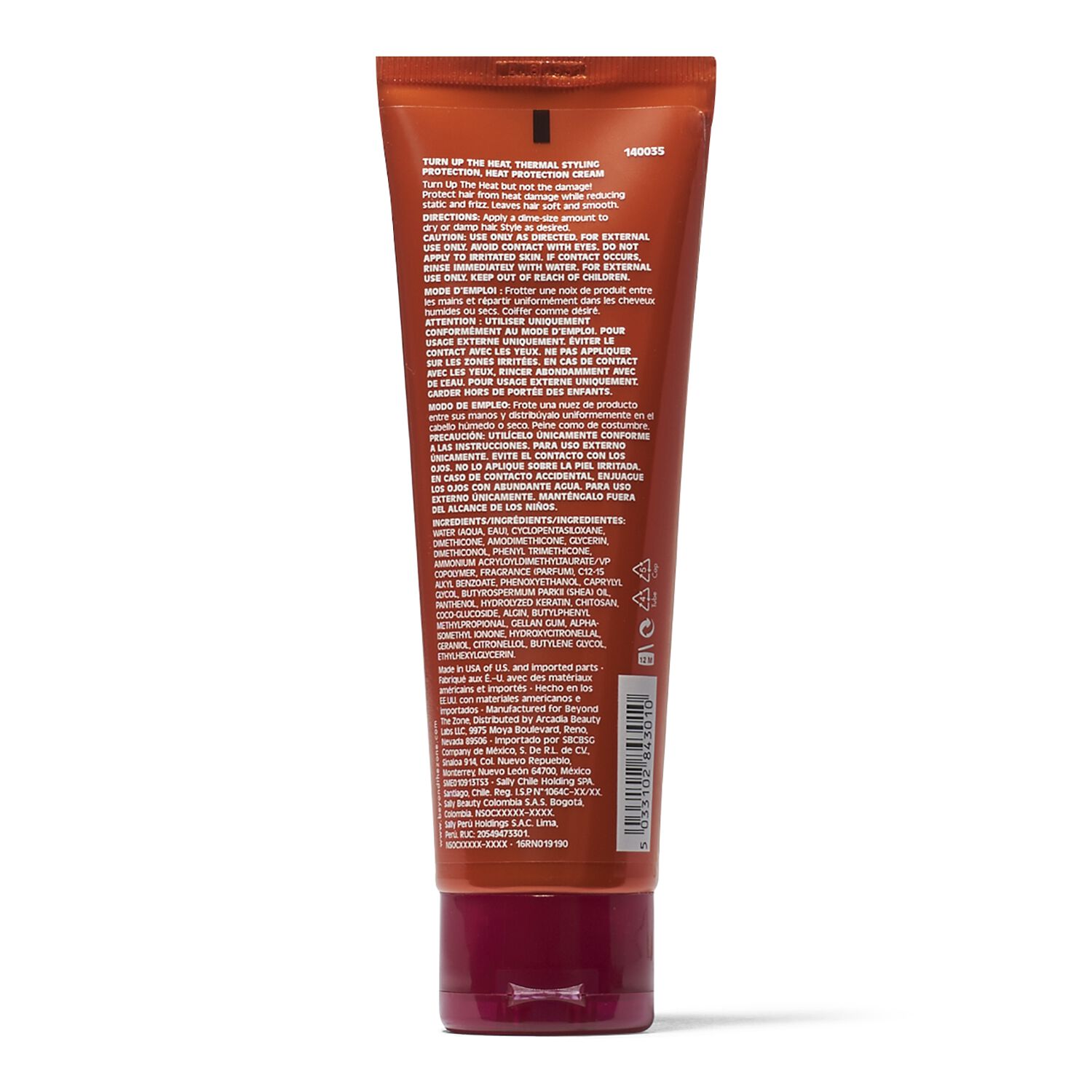 Beyond the Zone Turn Up the Heat Thermal Style Protection Cream