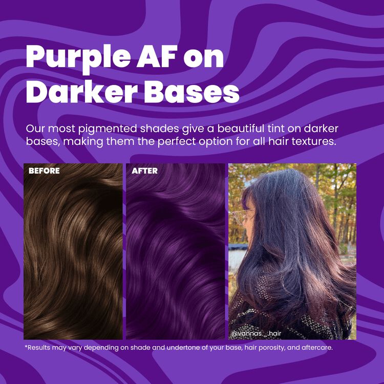 Purple AF Semi Permanent Hair Color 8 oz.