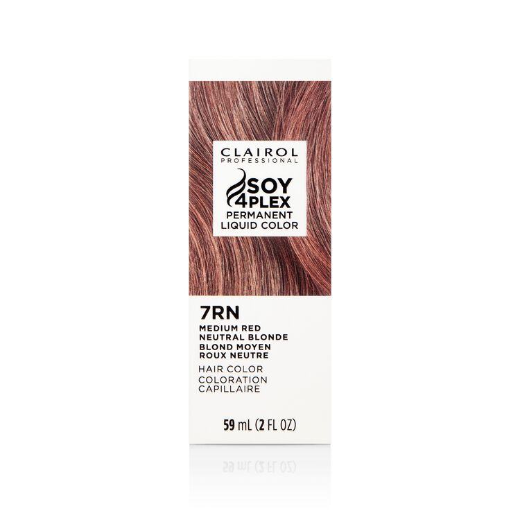 7RN Medium Red Neutral Blonde Permanent Liquid Hair Color