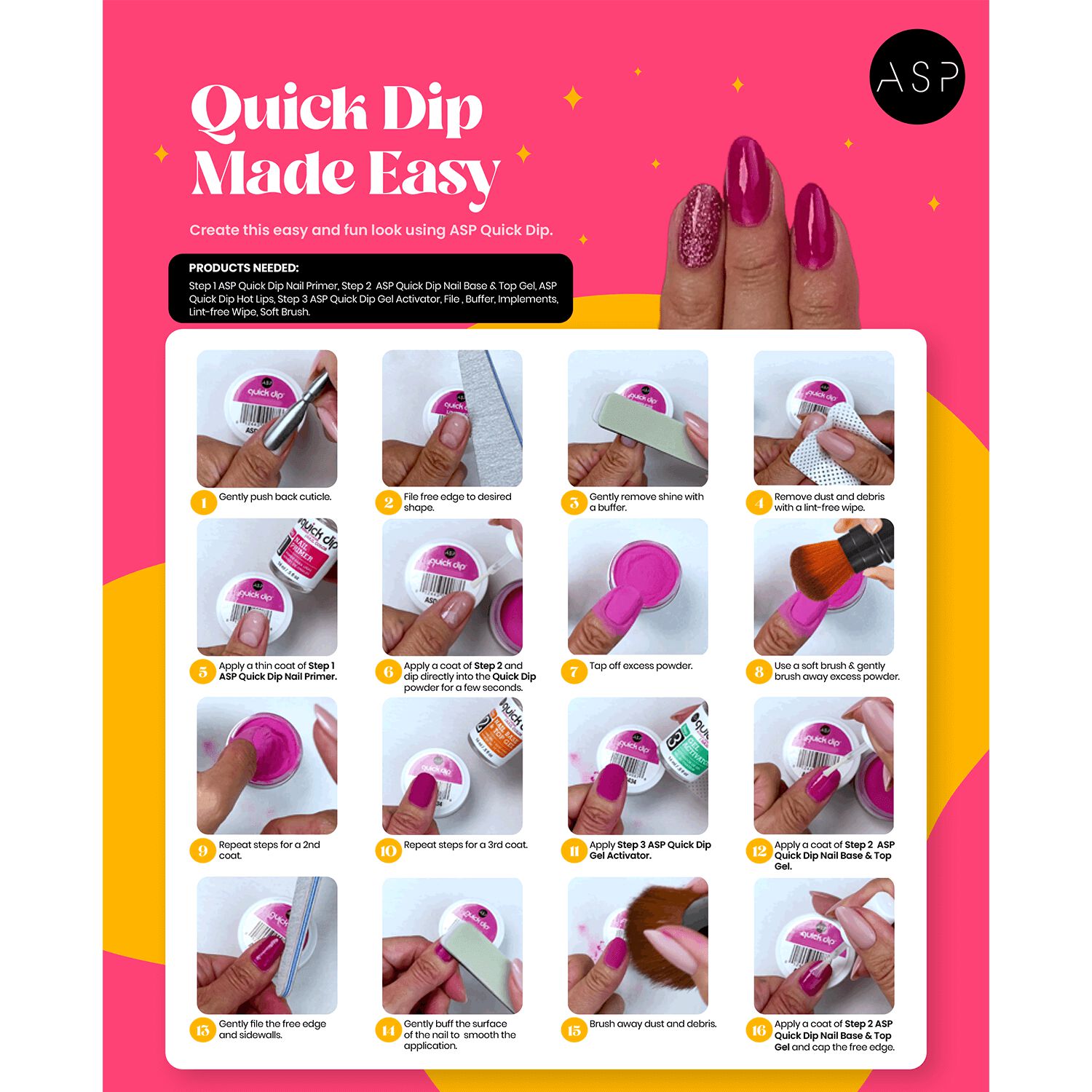 ASP Quick Dip Kit Mini Dip Powder Nail Kits Sally Beauty