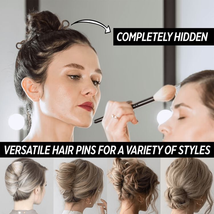 Tortoise Shell Magic Grip Hairpins