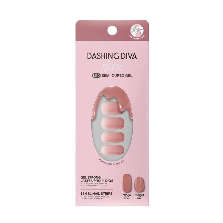 Dashing Diva Glazed Donut Jelly Glaze SemiCured Color Gel Strips