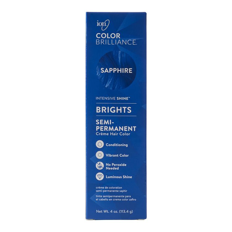 Semi-Permanent Brights Hair Color Sapphire