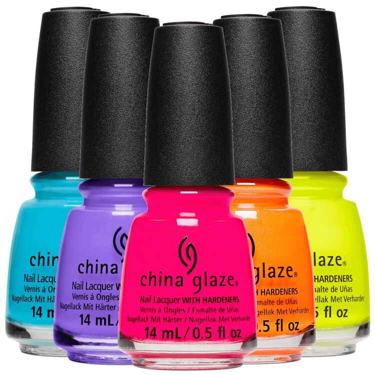 china glaze havana nights nail lacquer collection summer nail polish bright nail polish neon nail polish sally beauty