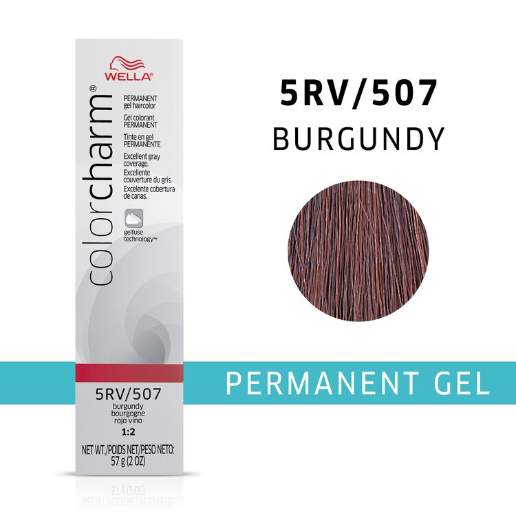 Burgundy Color Charm Gel Permanent Hair Color