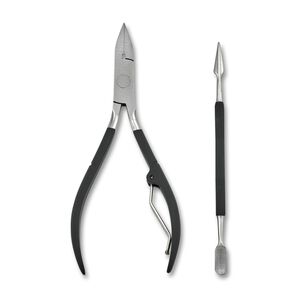 Soft Touch Toenail Clipper & Cuticle Pusher